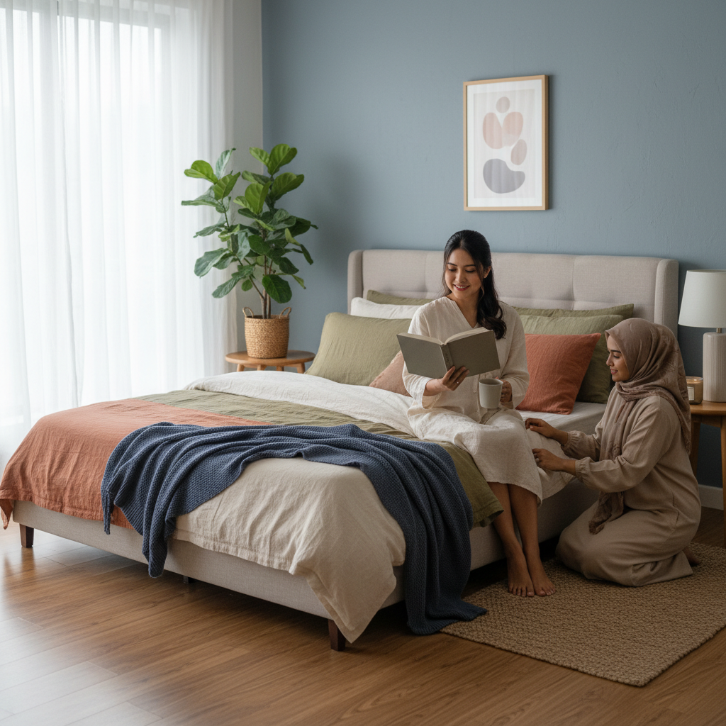 Tempat Tidur Nyaman Untuk Kamar Tidur