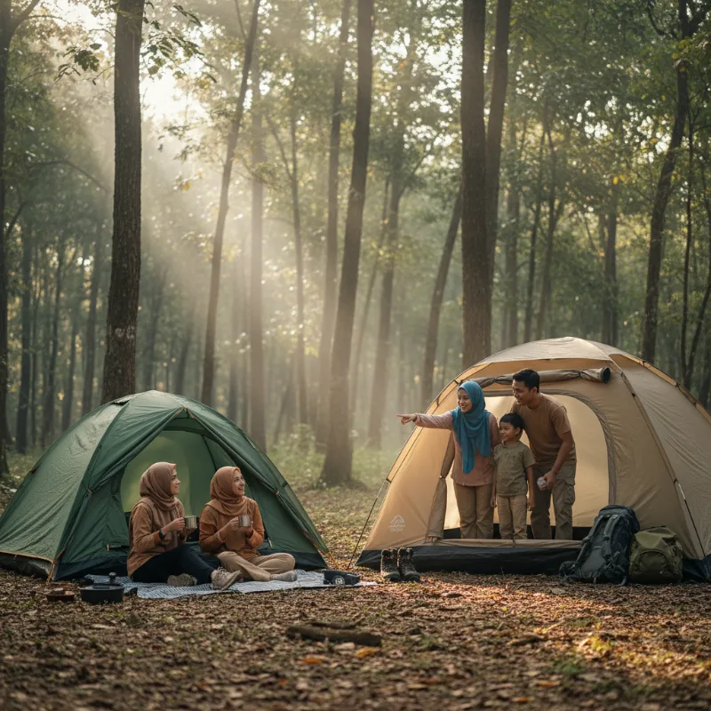 Tenda Camping Ukuran 2 Orang vs 4 Orang, Mana yang Lebih Fleksibel