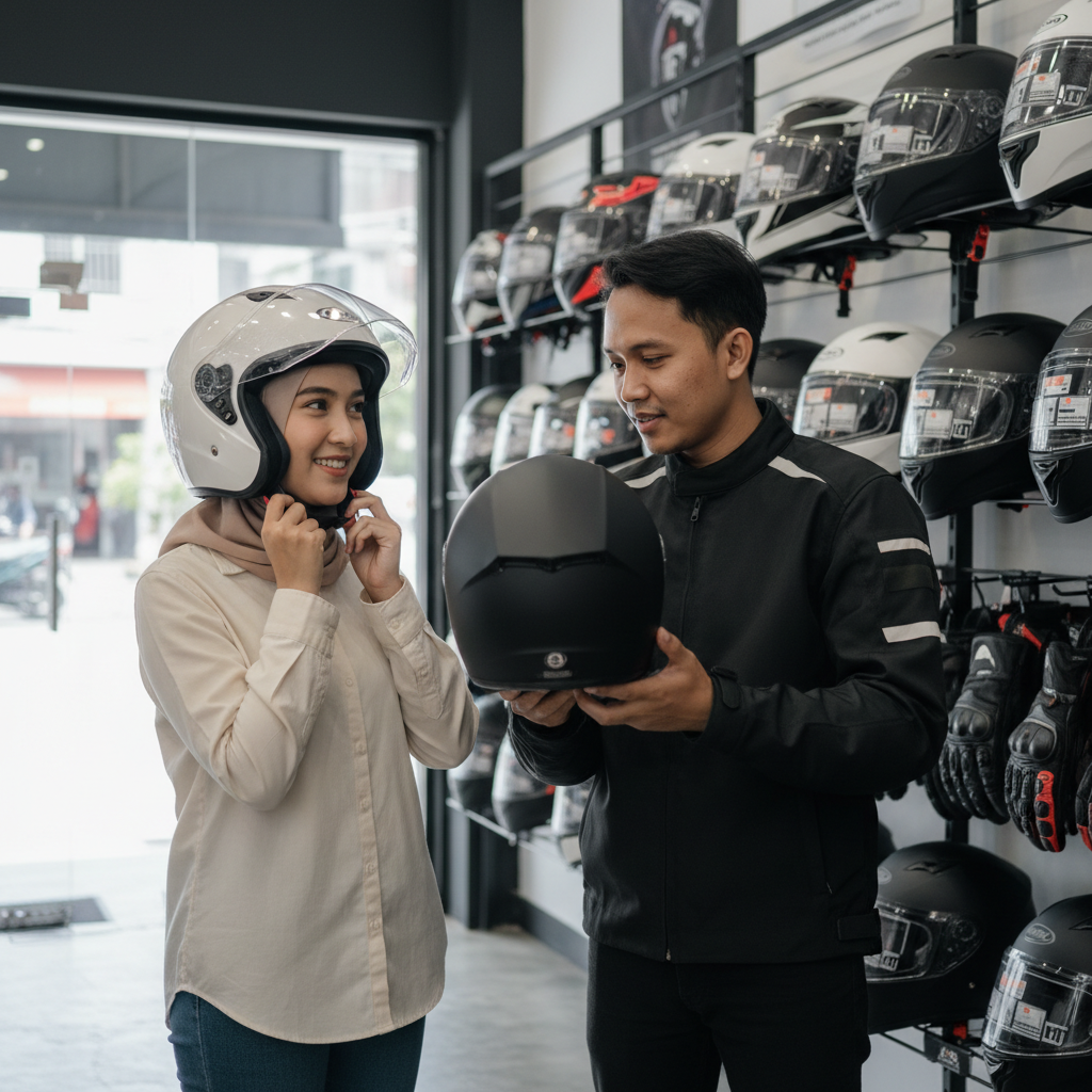 Tips Membeli Helm Aman Digunakan