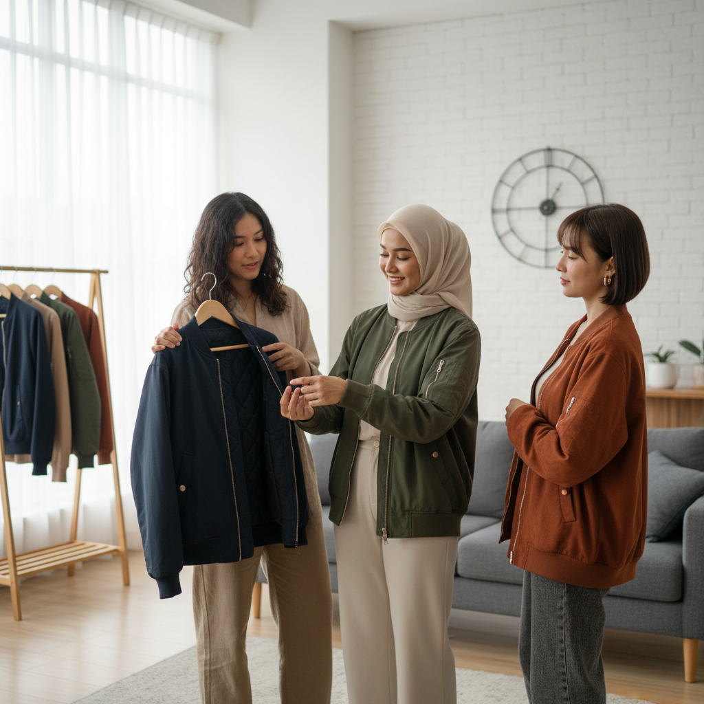 Tips Memilih Jaket Bomber Wanita yang Stylish dan Tahan Lama