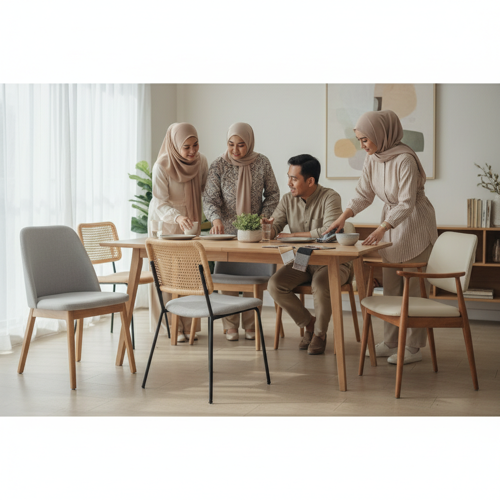Tips Memilih Kursi Makan yang Nyaman dan Mudah Dibersihkan