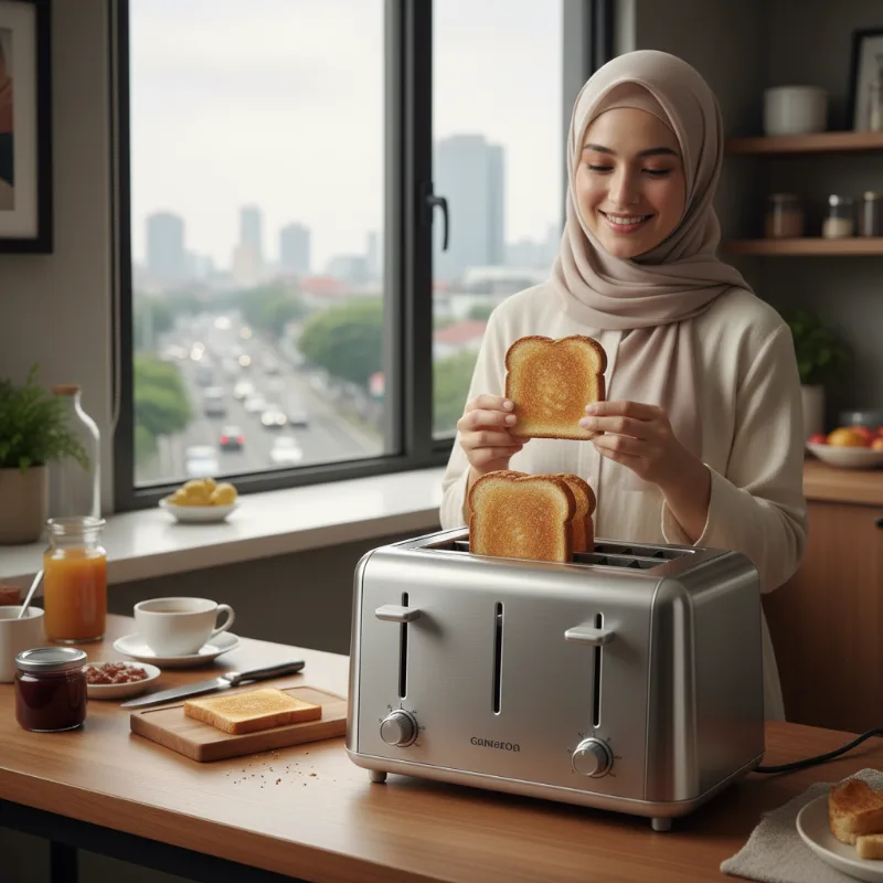 Toaster Terbaik yang Memanaskan Roti Merata Tanpa Sisi yang Gosong