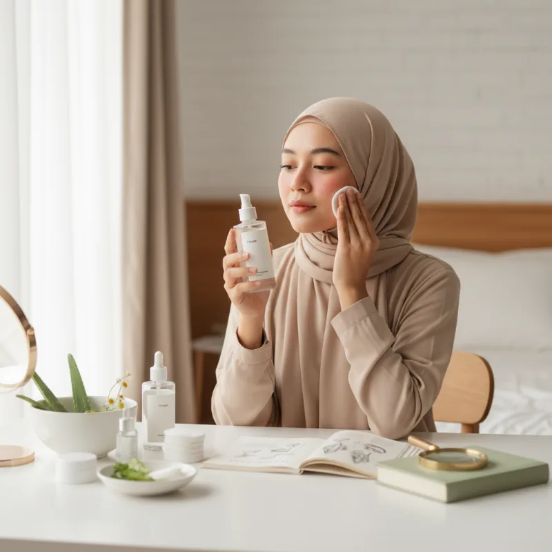 Toner Terbaik untuk Kulit Sensitif yang Mudah Kemerahan dan Terasa Perih