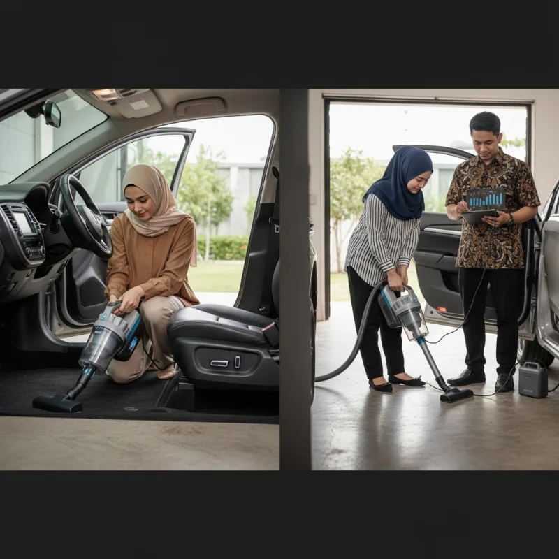 Vacuum Cleaner Mobil Berkabel vs Tanpa Kabel, Mana yang Lebih Praktis