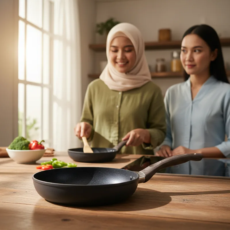 Wajan Anti Lengket Terbaik: Perbedaan Lapisan PTFE, Keramik, dan Titanium