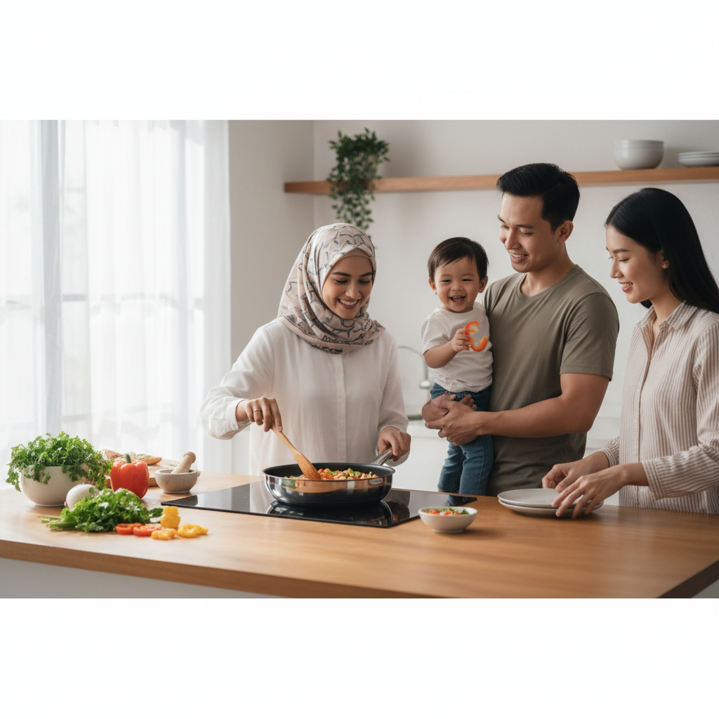 Wajan Serbaguna Untuk Masakan Keluarga