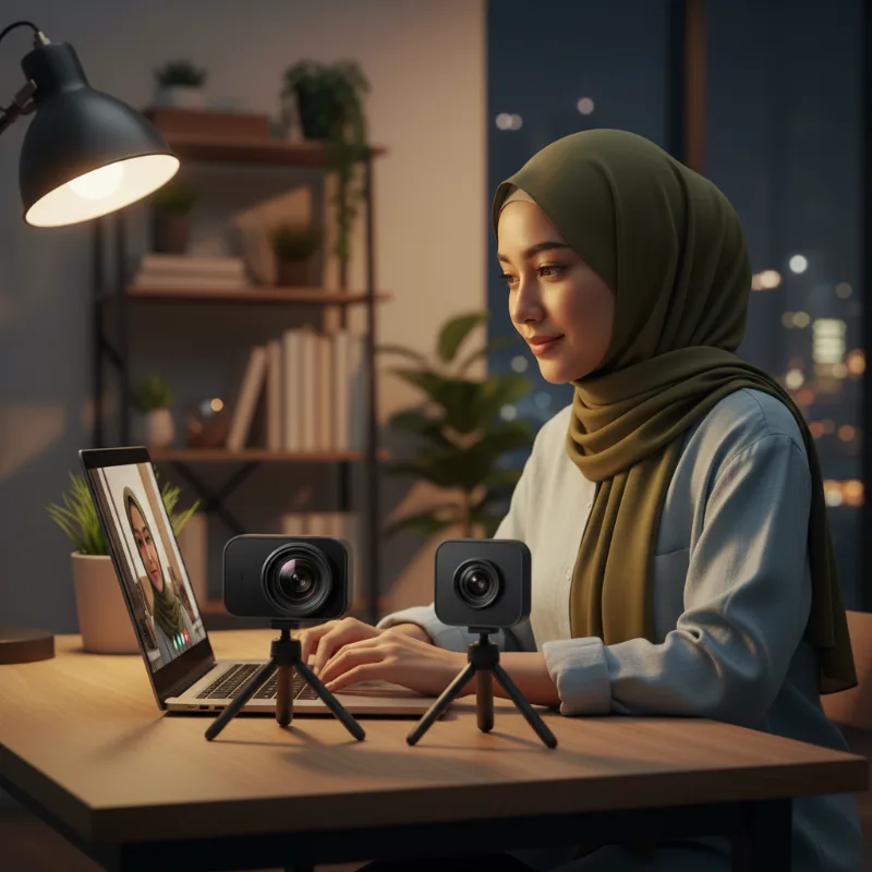 Webcam Terbaik untuk Rapat Online di Ruangan dengan Pencahayaan Rendah