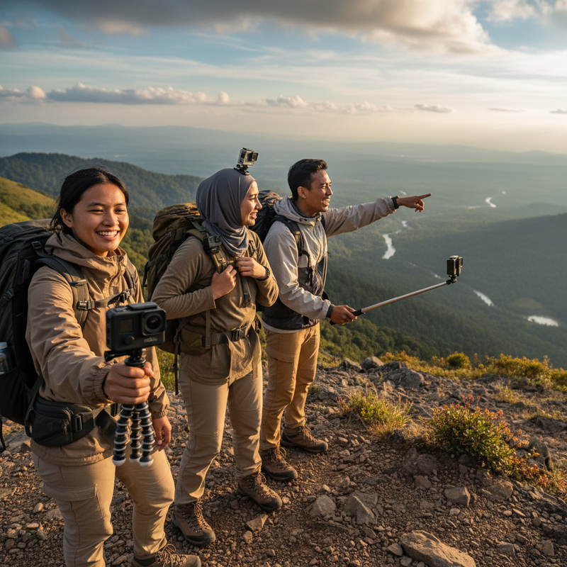 Action Camera untuk Olahraga Outdoor dan Perjalanan
