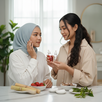 AHA dan BHA, Mana yang Lebih Cocok untuk Kulit Berkomedo