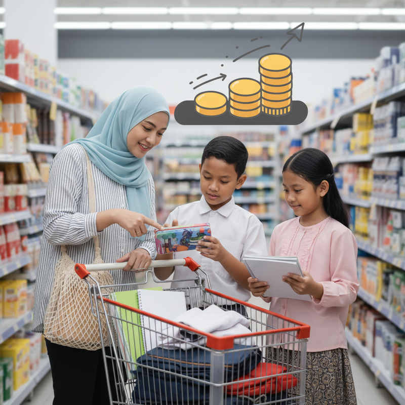 Cara Belanja Hemat untuk Anak Sekolah