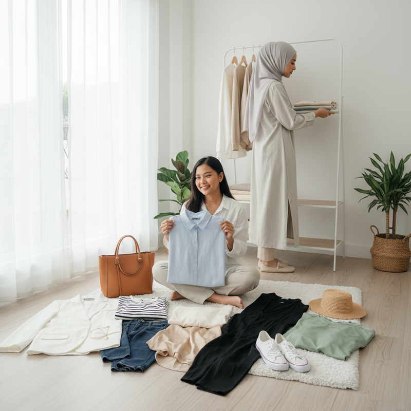 Cara Membangun Wardrobe Kapsul