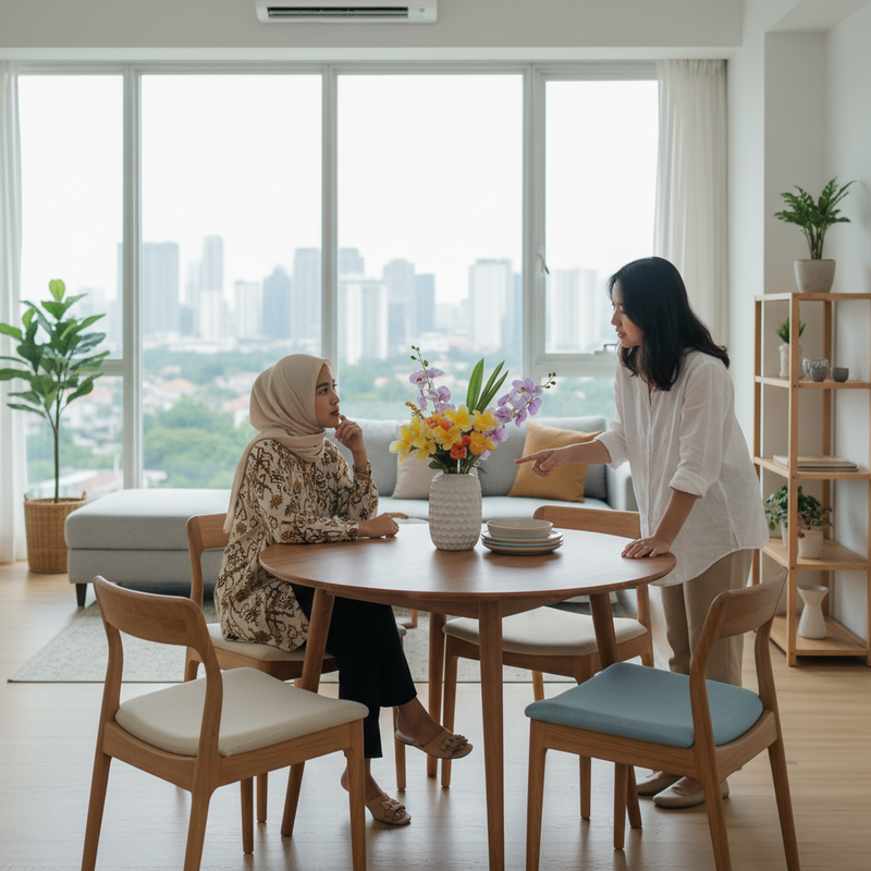 Cara Memilih Meja Makan untuk Apartemen