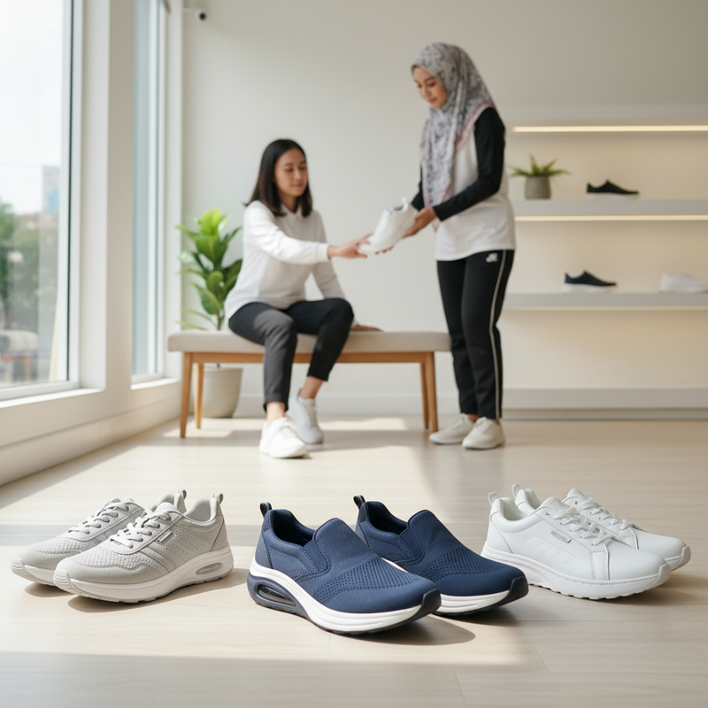 Cara Memilih Sepatu Nyaman untuk Aktivitas Padat