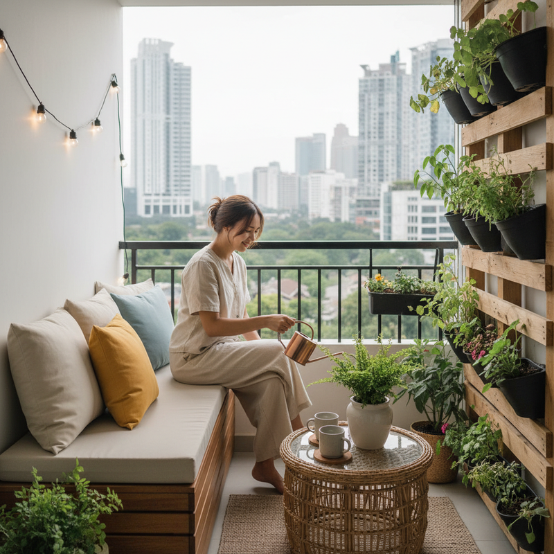 Cara Menata Balkon Kecil