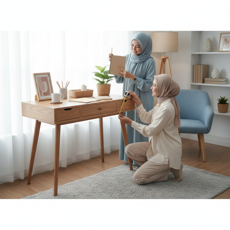 Cara Menentukan Meja Kerja Kecil