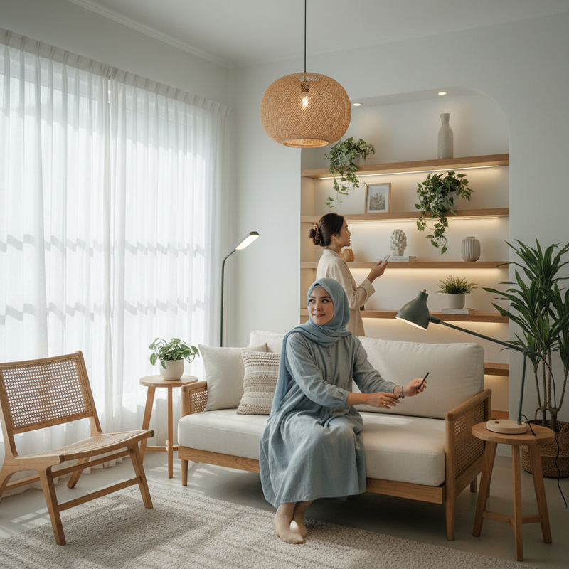 Cara Mengatur Pencahayaan Ruang Kecil