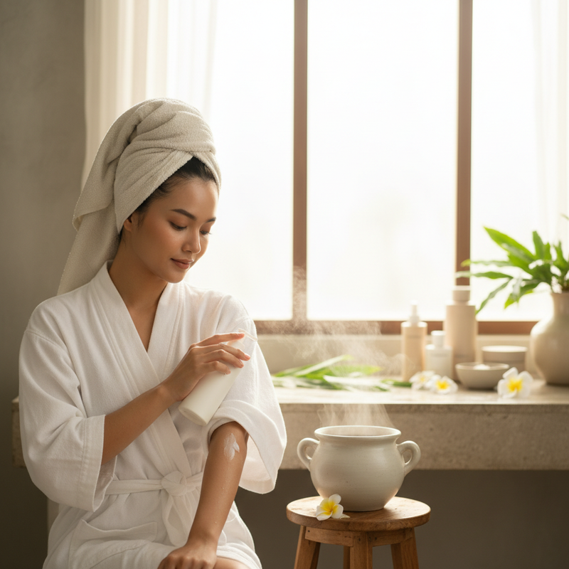 Cara Menjaga Kelembapan Kulit Setelah Mandi