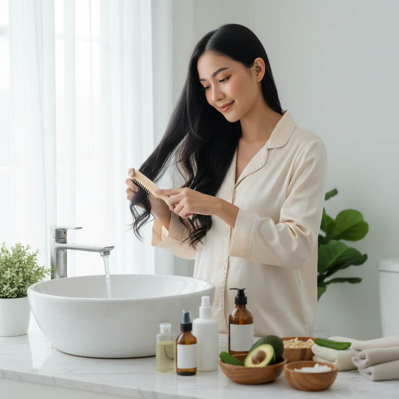 Cara Merawat Rambut Tanpa Salon