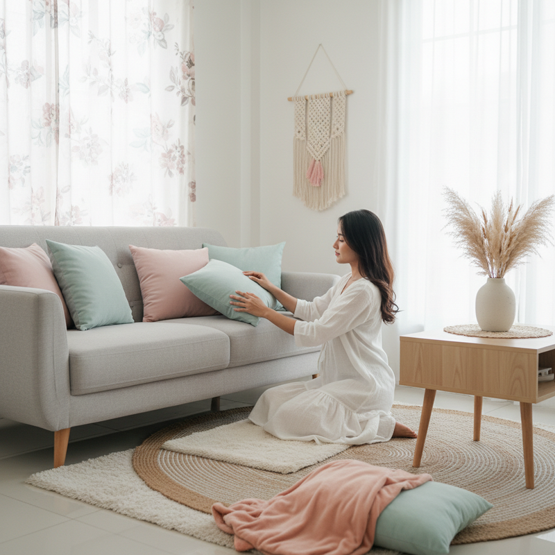 Dekorasi Rumah Warna Lembut