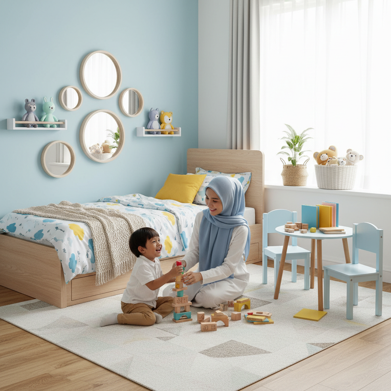 Dekorasi Simple untuk Kamar Anak