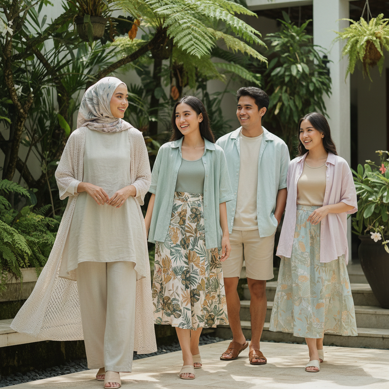 Fashion Layering untuk Cuaca Tropis