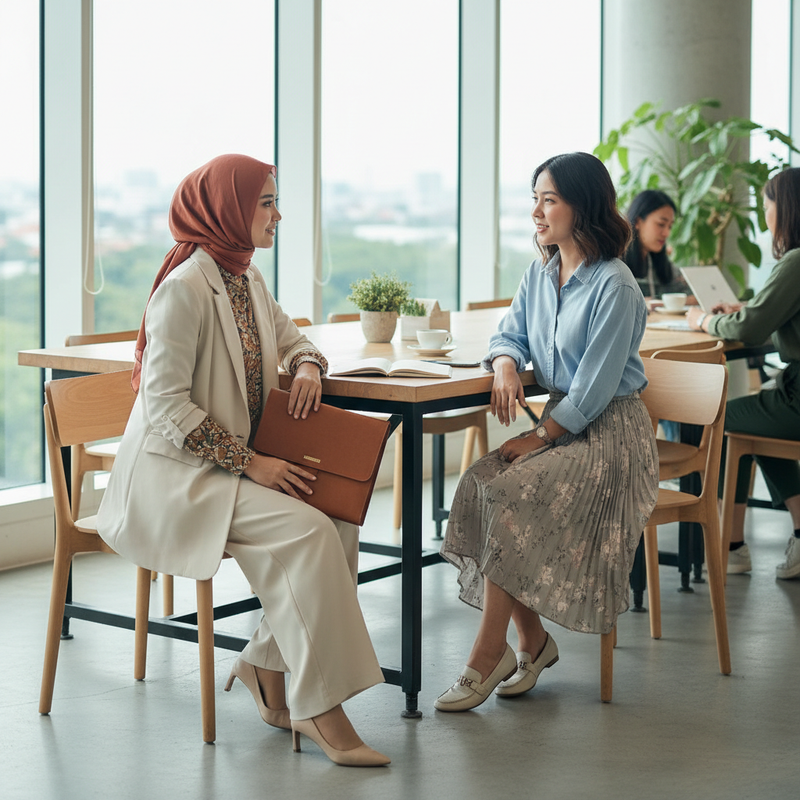 Fashion Meeting Casual untuk Profesional