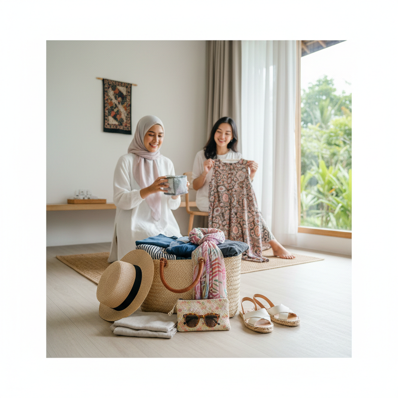 Fashion Travel Ringkas untuk Weekend Trip