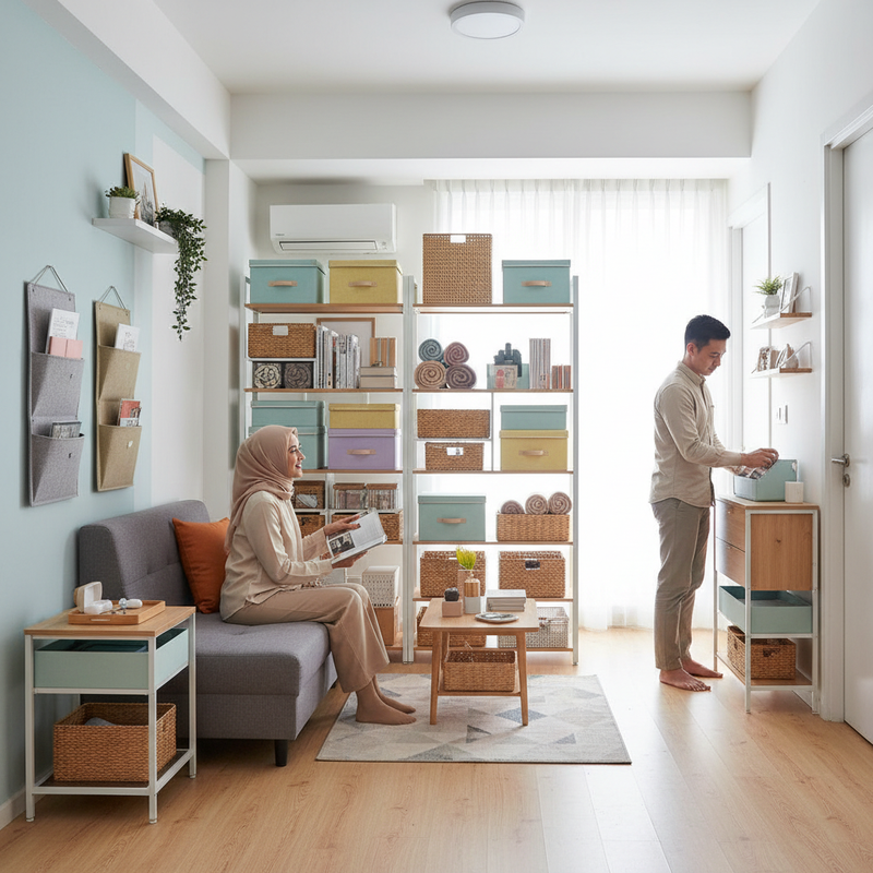 Gadget Penyimpanan untuk Ruang Kecil