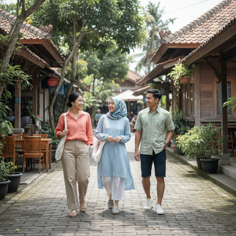 Gaya Kasual untuk Jalan Dekat