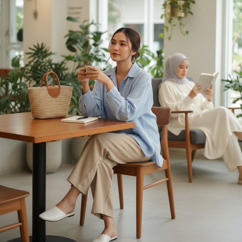 Gaya Work From Cafe yang Nyaman