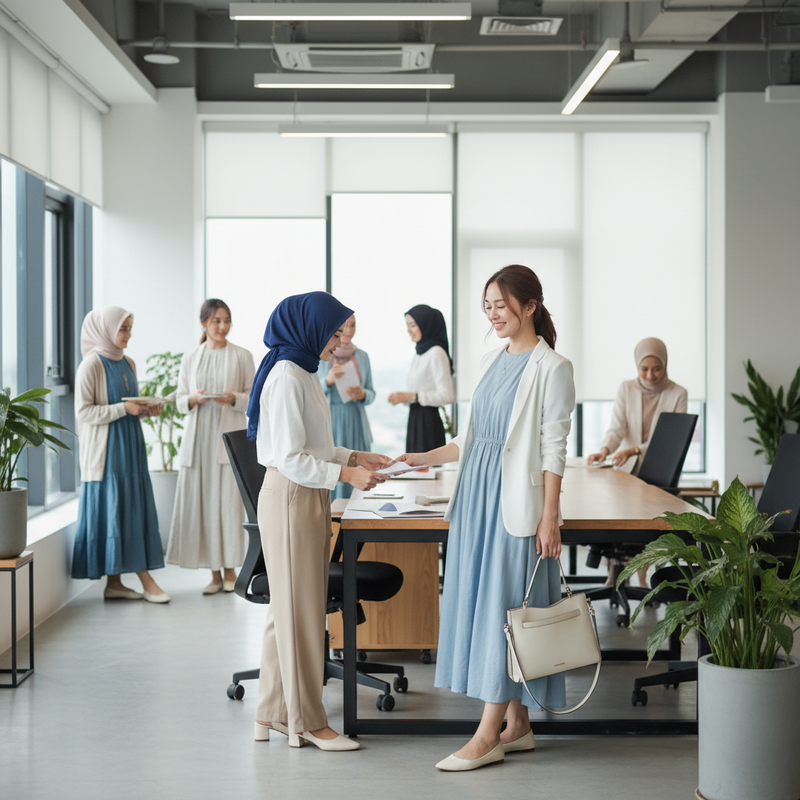 Inspirasi Office Look Sederhana