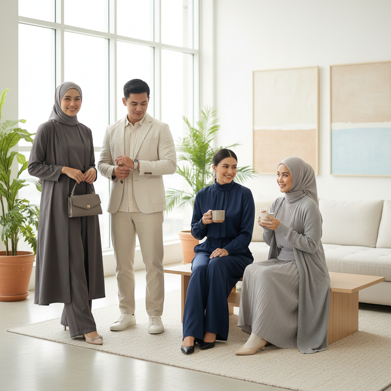 Inspirasi Outfit Monokrom untuk Penampilan Rapi