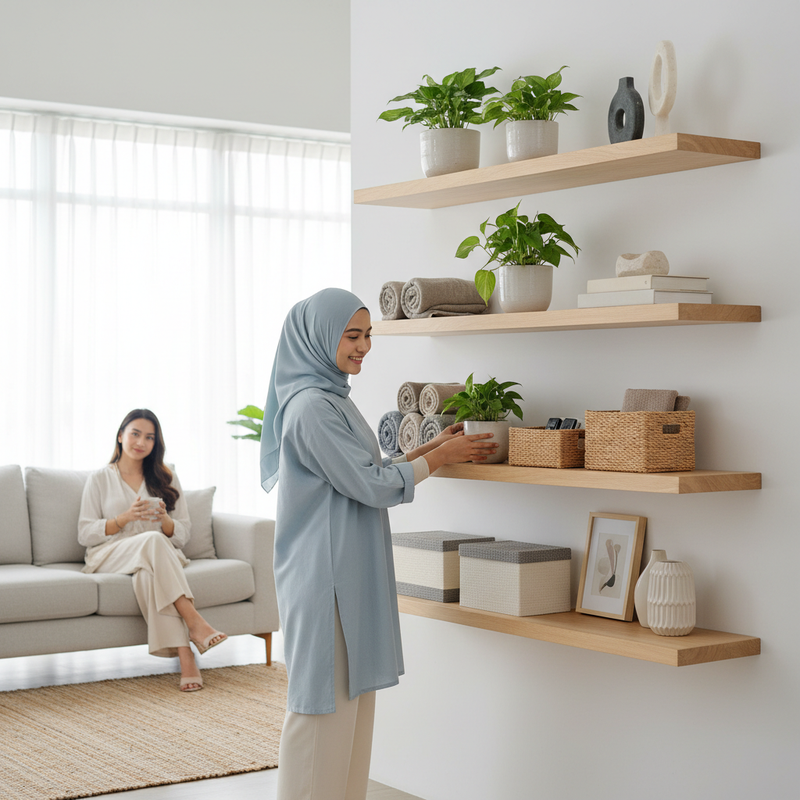 Inspirasi Rak Dinding untuk Penyimpanan