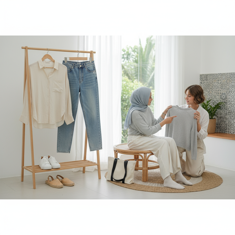 Outfit Harian Simple untuk Gaya Modern