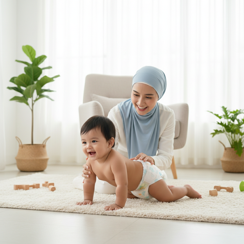 Popok Nyaman Untuk Bayi Yang Aktif