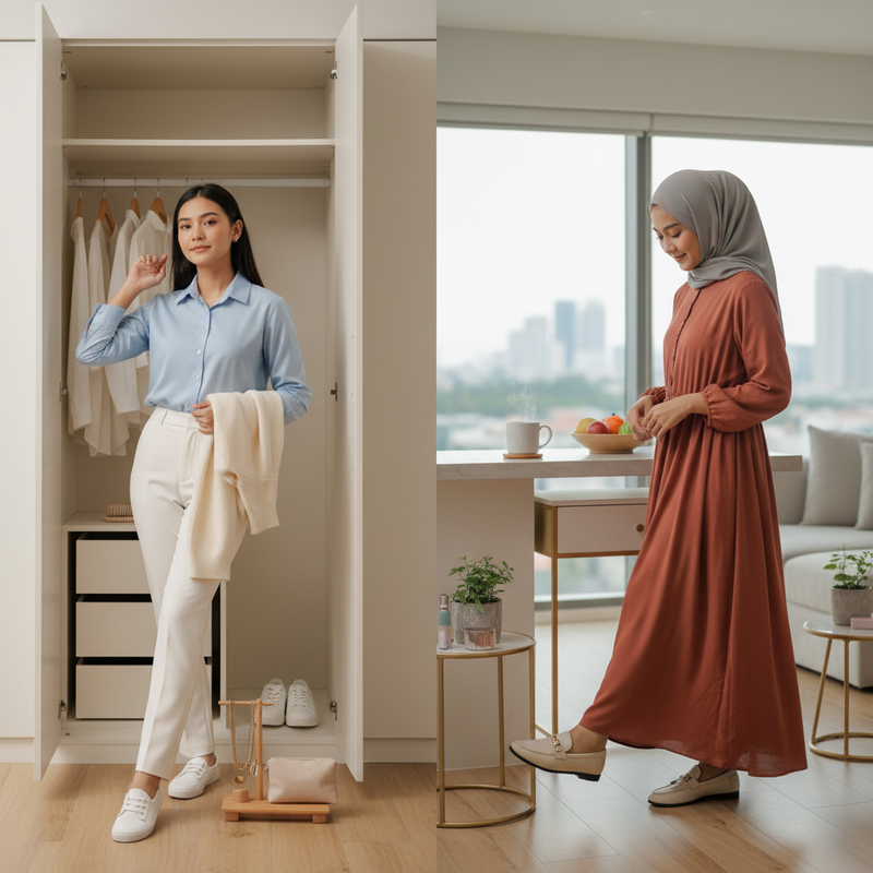 Tips Fashion Simpel untuk Pagi Sibuk