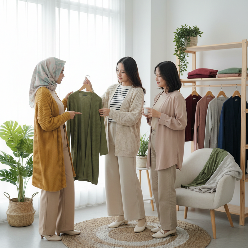 Tips Memilih Kardigan untuk Layering