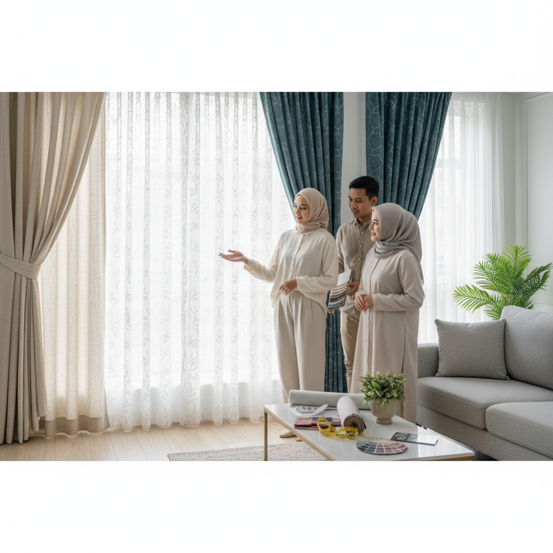 Tips Menentukan Gorden untuk Ruang Tamu