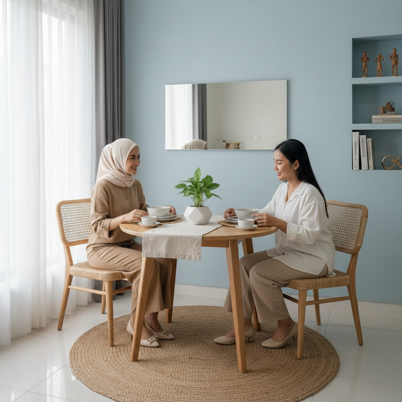 Tips Mengatur Ruang Makan Kecil