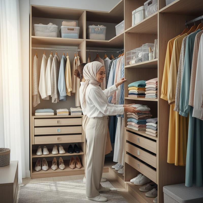 Tips Merapikan Lemari Pakaian