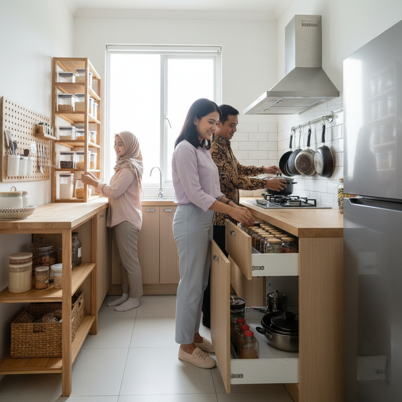 Tips Penyimpanan Dapur untuk Hunian Sempit