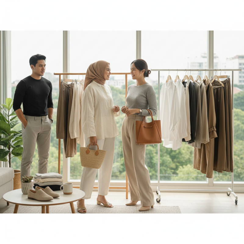 Tren Warna Pakaian Netral untuk Sehari Hari