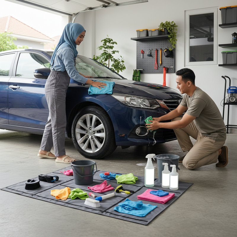 Alat Kebersihan Mobil di Rumah