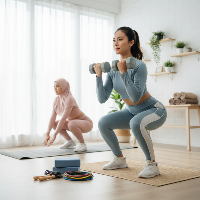 Alat Olahraga Praktis di Rumah