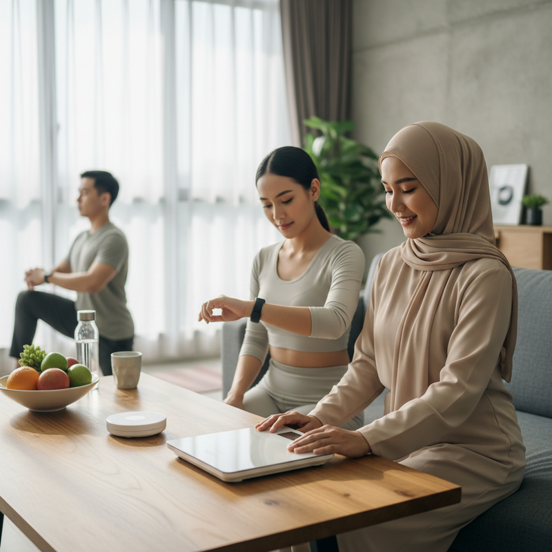 Alat Pemantau Kesehatan Harian untuk Rutinitas Sehari-hari