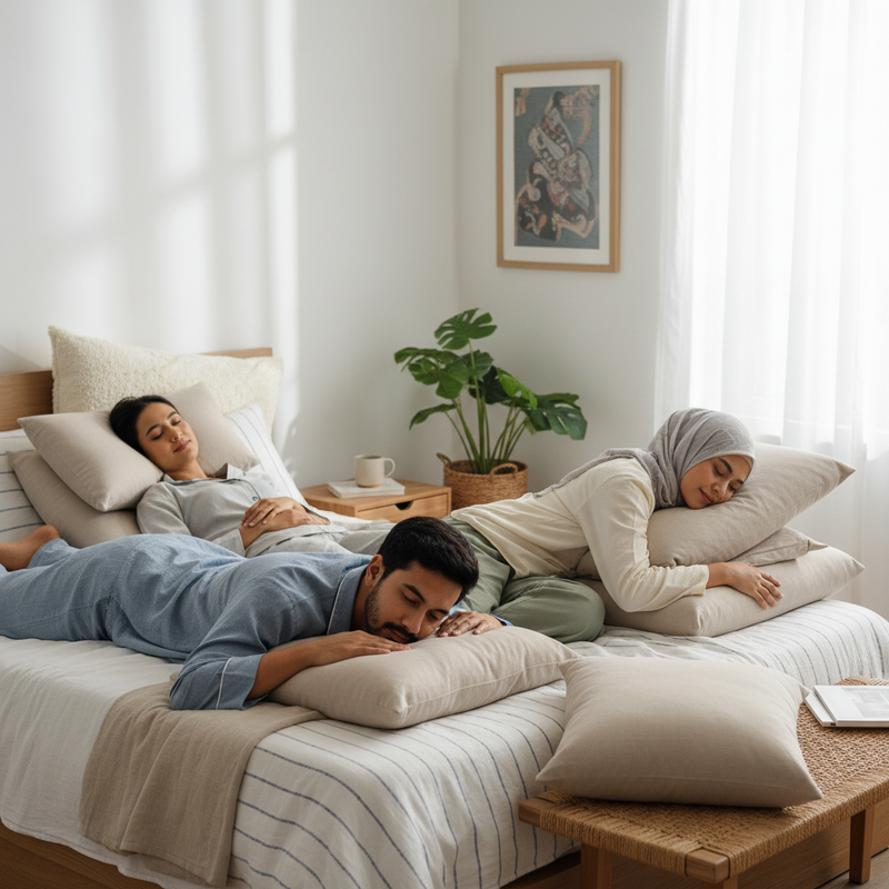 Bantal Tidur, Tinggi dan Kepadatan yang Tepat untuk Posisi Tidur Berbeda