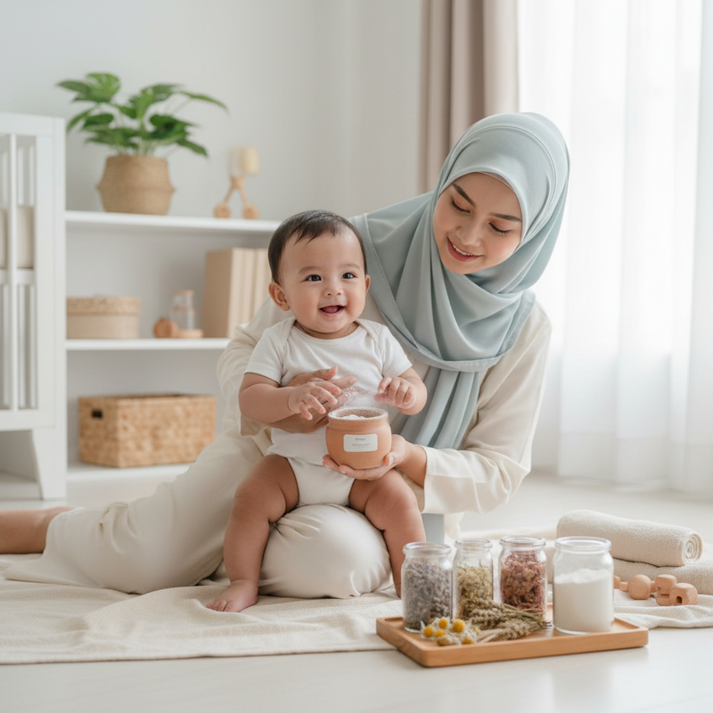 Bedak Bayi Natural Untuk Perawatan Kulit