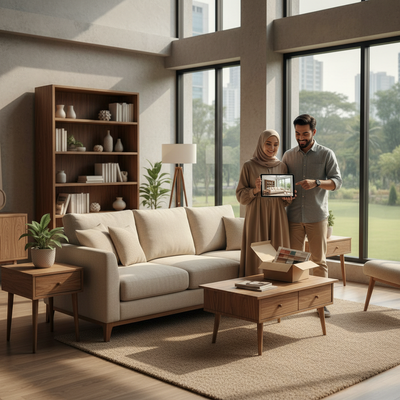 Belanja Furnitur Online Tanpa Menyesal: Ukuran, Warna, dan Material