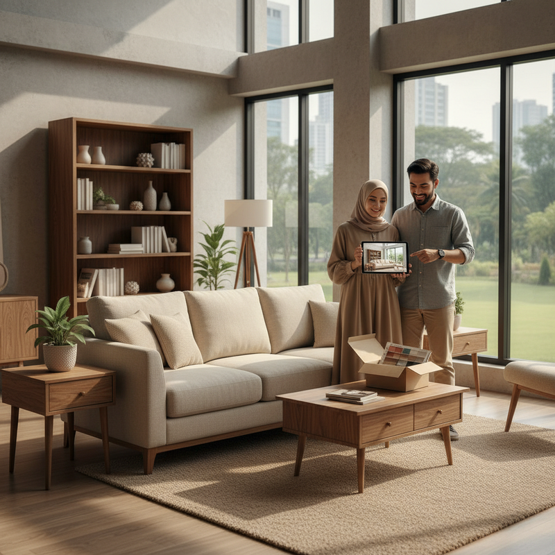 Belanja Furnitur Online Tanpa Menyesal: Ukuran, Warna, dan Material