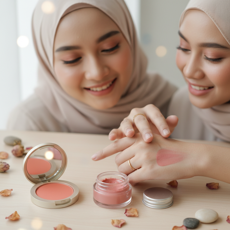 Blush On Powder versus Cream: Mana yang Lebih Mudah untuk Pemula